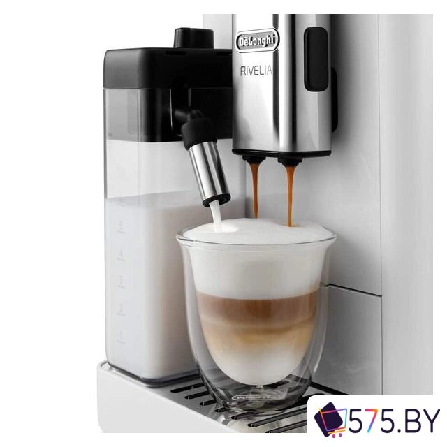 Кофемашина DeLonghi Rivelia EXAM440.55.W в магазине 575.by