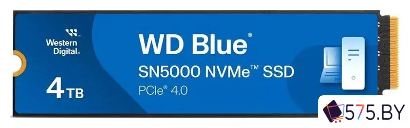 SSD WD Blue SN5000 4TB WDS400T4B0E в магазине 575.by