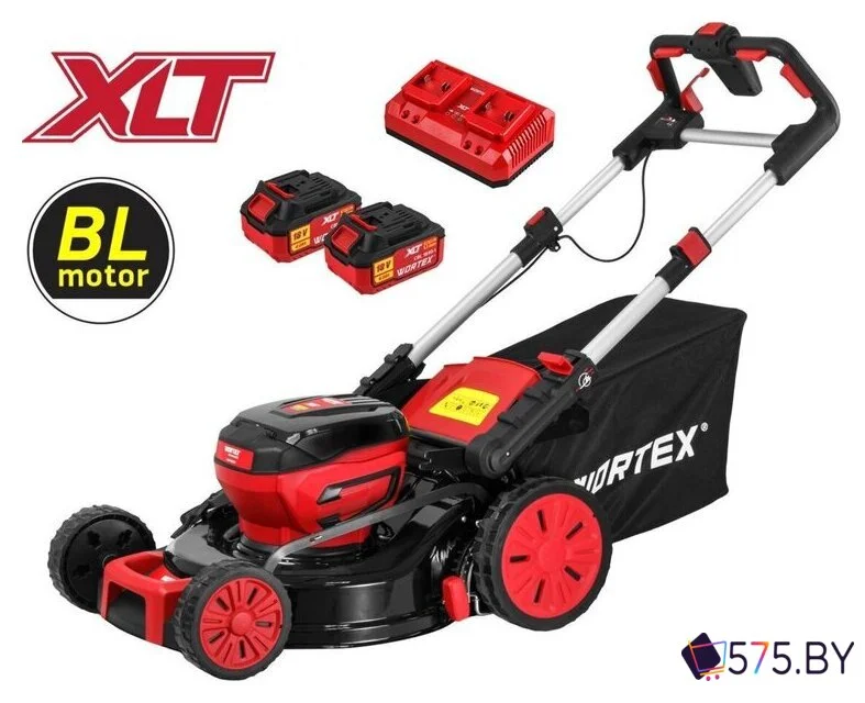 Газонокосилка Wortex CLM 4536-2 XLT Set 2334122 (с 2-мя АКБ) в магазине 575.by