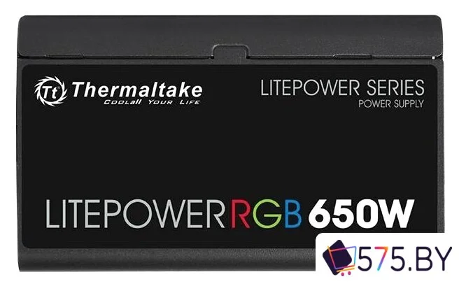 Блок питания Thermaltake Litepower RGB 650W LTP-650AL2NK в магазине 575.by