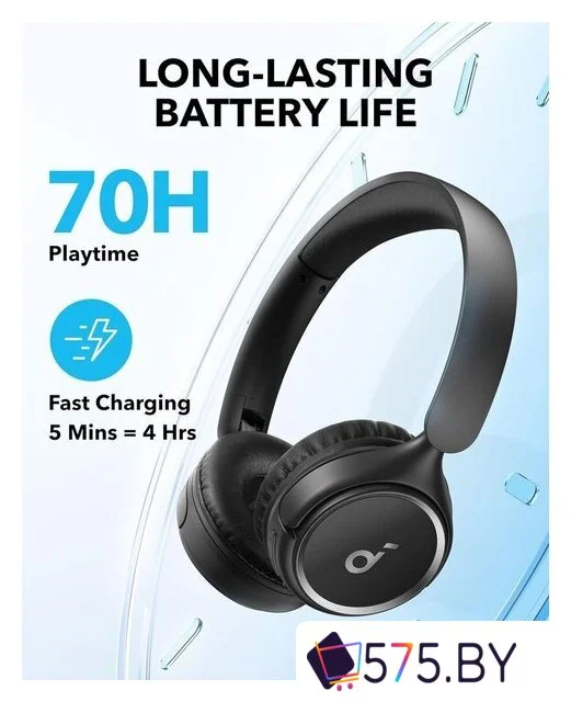 Наушники Anker Soundcore H30i (черный) в магазине 575.by