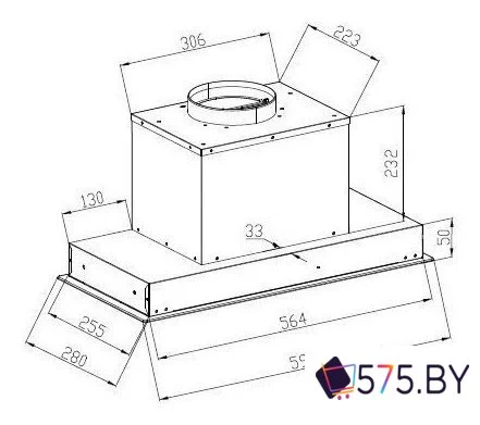 Кухонная вытяжка Schtoff Trend 60 White в магазине 575.by