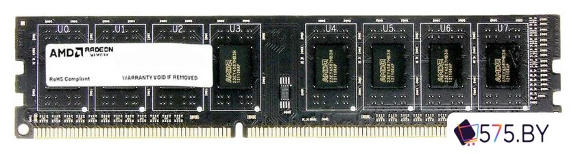 Оперативная память AMD Radeon Value 4GB DDR3 PC3-10600 (R334G1339U1S-UO) в магазине 575.by