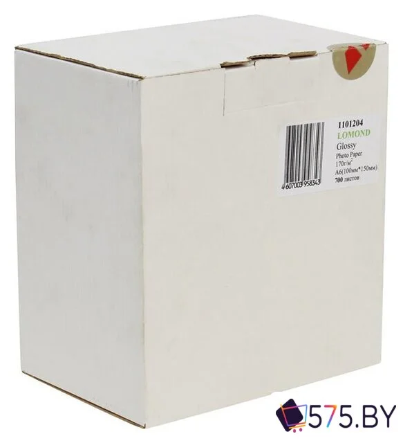 Фотобумага Lomond глянцевая односторонняя 10х15 170г/м2 700л (1101204) в магазине 575.by