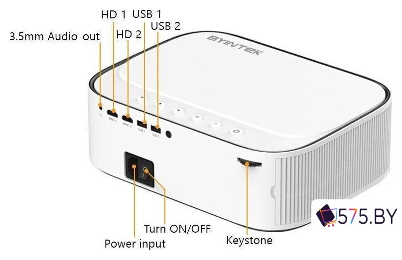 Проектор Byintek K45 Smart в магазине 575.by