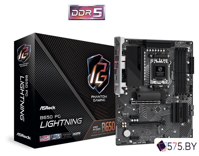 Материнская плата ASRock B650 PG Lightning в магазине 575.by