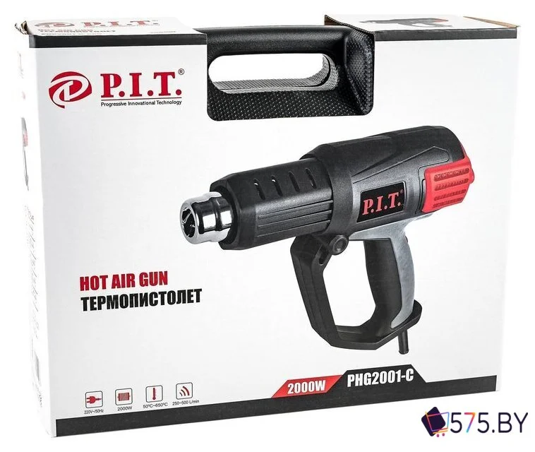 Промышленный фен P.I.T. PHG2001-C (кейс) в магазине 575.by