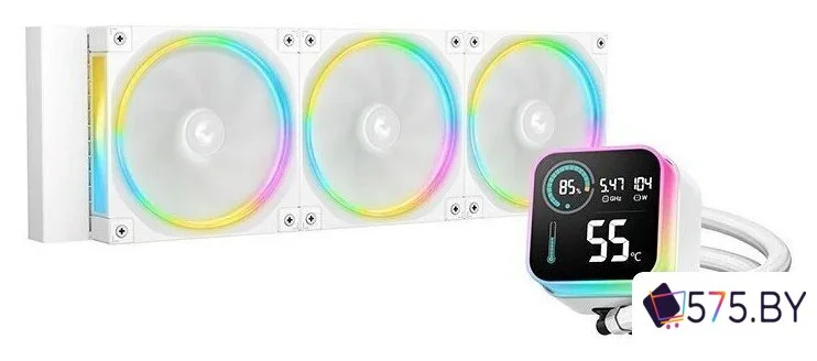 Система жидкостного охлаждения для процессора DeepCool LQ360 Ultra ARGB WH R-LQ360-WHASMC-G-1 в магазине 575.by