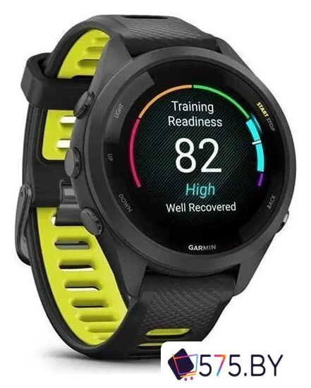 Умные часы Garmin Forerunner 265S (черный/желтый) в магазине 575.by