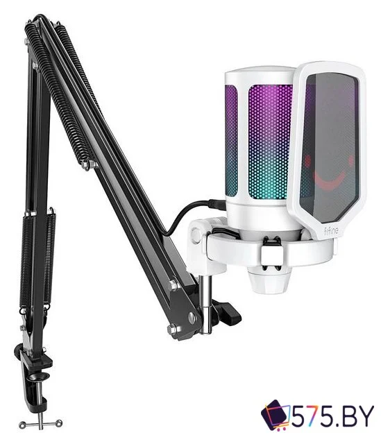 Проводной микрофон FIFINE A6T (белый) в магазине 575.by
