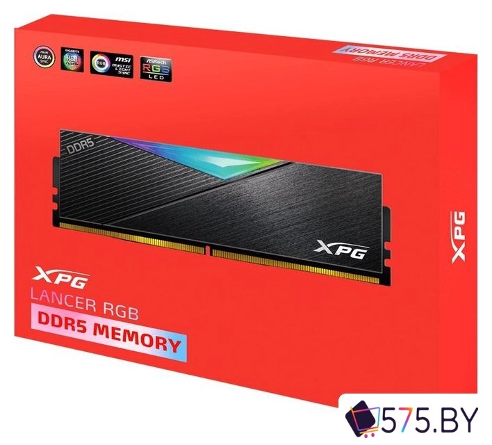 Оперативная память ADATA XPG Lancer RGB 2x16ГБ DDR5 8000 МГц AX5U8000C3816G-DCLARBK в магазине 575.by