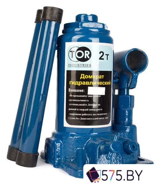 Бутылочный домкрат TOR ДГ-2 г/п 2т в магазине 575.by