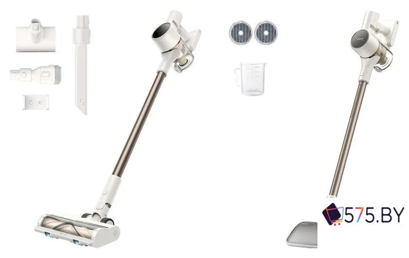 Пылесос Dreame Cordless Vacuum Cleaner R10s Aqua VZV25A (евровилка, белый) в магазине 575.by