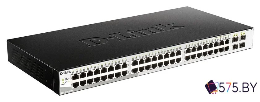 Управляемый коммутатор 2-го уровня D-Link DGS-1210-52/ME/B1A в магазине 575.by