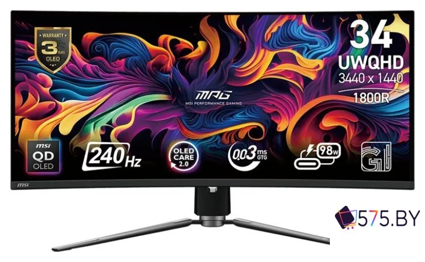 Игровой монитор MSI MPG 341CQPX QD-OLED в магазине 575.by