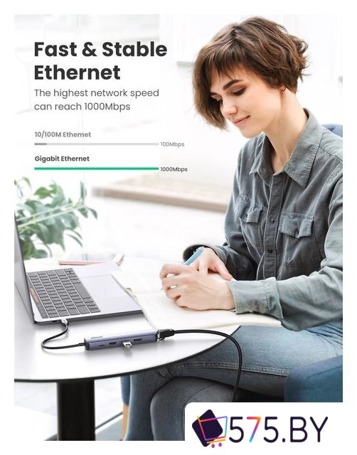 USB-хаб Ugreen CM418 10919 в магазине 575.by