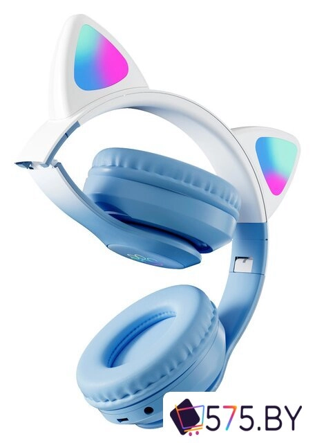 Наушники Miru Cat EP-W10 (голубой) в магазине 575.by