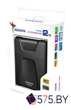 Внешний накопитель ADATA HD650 2TB (черный) в магазине 575.by