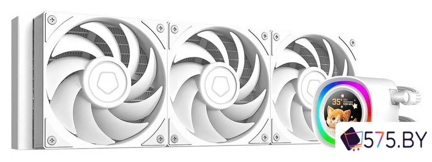 Система жидкостного охлаждения для процессора ID-Cooling FX360 LCD PE White в магазине 575.by