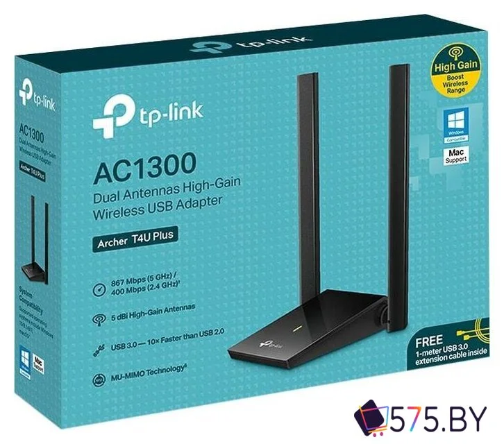 Wi-Fi адаптер TP-Link Archer T4U Plus в магазине 575.by