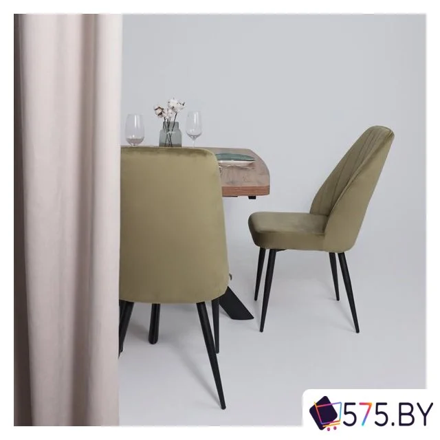 Стул Мамадома Leonard M (d12 Olive Lux/черный) в магазине 575.by