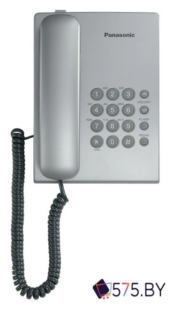Проводной телефон Panasonic KX-TS2350RUB (черный) в магазине 575.by