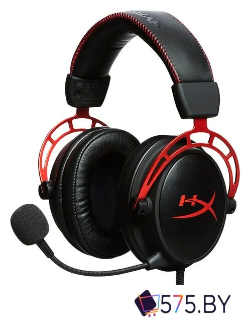 Наушники HyperX Cloud Alpha (черный/красный) в магазине 575.by