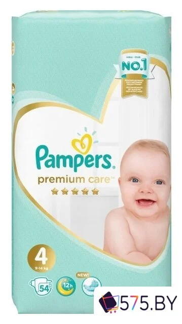 Подгузники Pampers Premium Care 4 (54 шт) в магазине 575.by