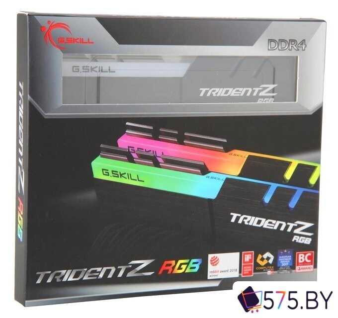 Оперативная память G.Skill Trident Z RGB 2x8GB DDR4 PC4-25600 F4-3200C16D-16GTZR в магазине 575.by