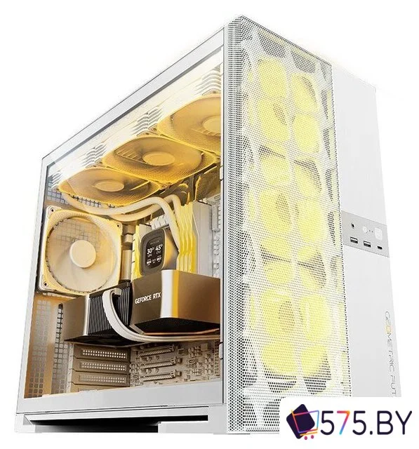 Корпус Geometric Future Model 5 Vent 5FAN (белый) в магазине 575.by