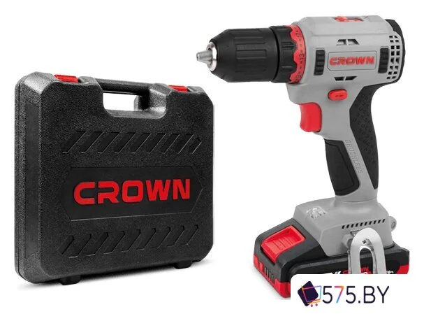 Дрель-шуруповерт Crown CT21091HX-2 BMC (с 2-мя АКБ, кейс) в магазине 575.by
