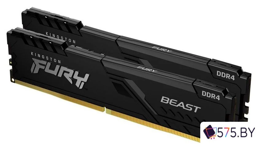 Оперативная память Kingston FURY Beast 2x32GB DDR4 PC4-28800 KF436C18BBK2/64 в магазине 575.by