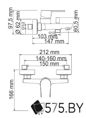 Смеситель Wasserkraft Dill 6101 в магазине 575.by