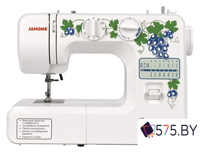Электромеханическая швейная машина Janome Grape 2016 в магазине 575.by