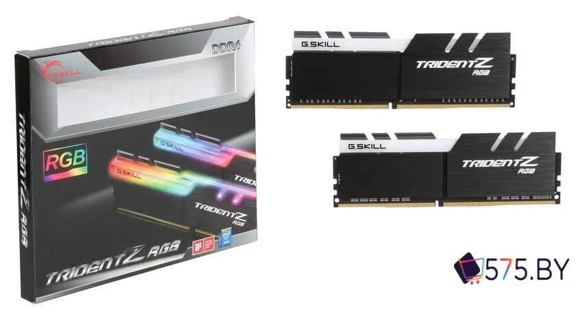 Оперативная память G.Skill Trident Z RGB 2x16GB DDR4 PC4-32000 F4-4000C18D-32GTZR в магазине 575.by