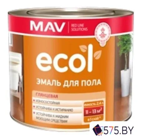 Краска Ecol ПФ-266 2 кг (золотисто-коричневый) в магазине 575.by
