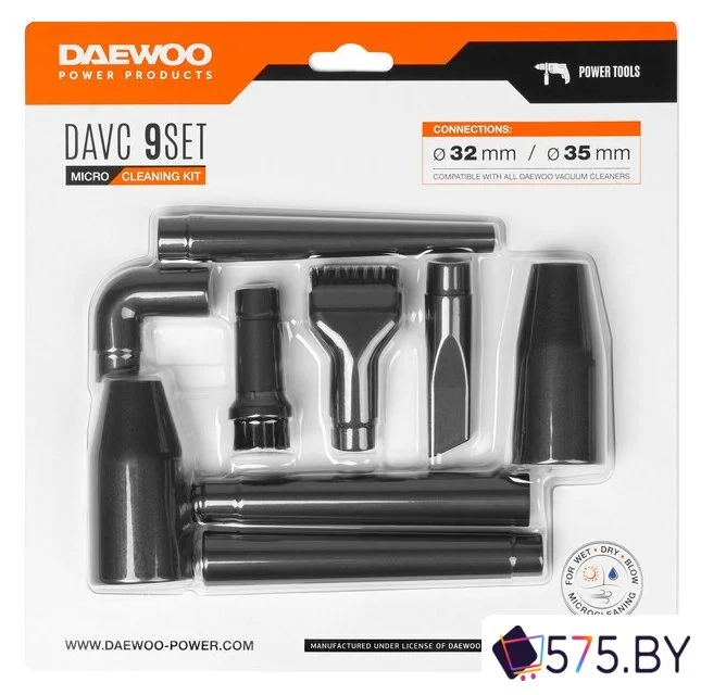 Набор насадок Daewoo Power DAVC 9 Set в магазине 575.by