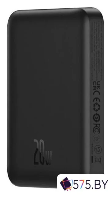 Внешний аккумулятор Baseus Magnetic Mini Air Wireless Fast Charge Power Bank 20W 10000mAh (черный) в магазине 575.by