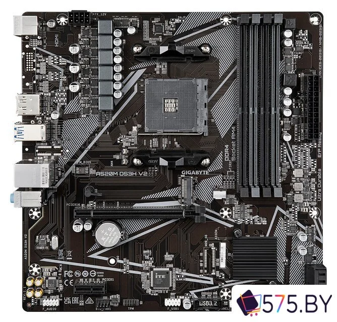Материнская плата Gigabyte A520M DS3H V2 (rev. 1.1) в магазине 575.by