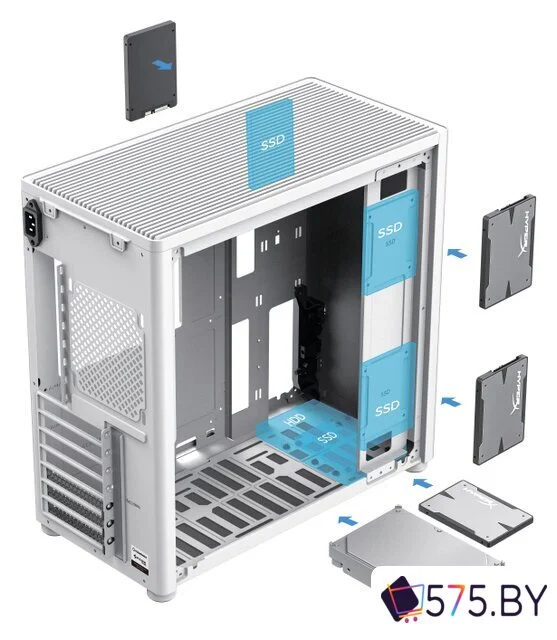 Корпус GameMax Spark Pro (белый) в магазине 575.by