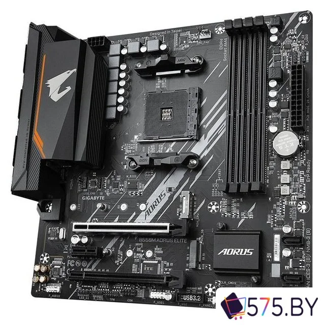 Материнская плата Gigabyte B550M Aorus Elite (rev. 1.3) в магазине 575.by