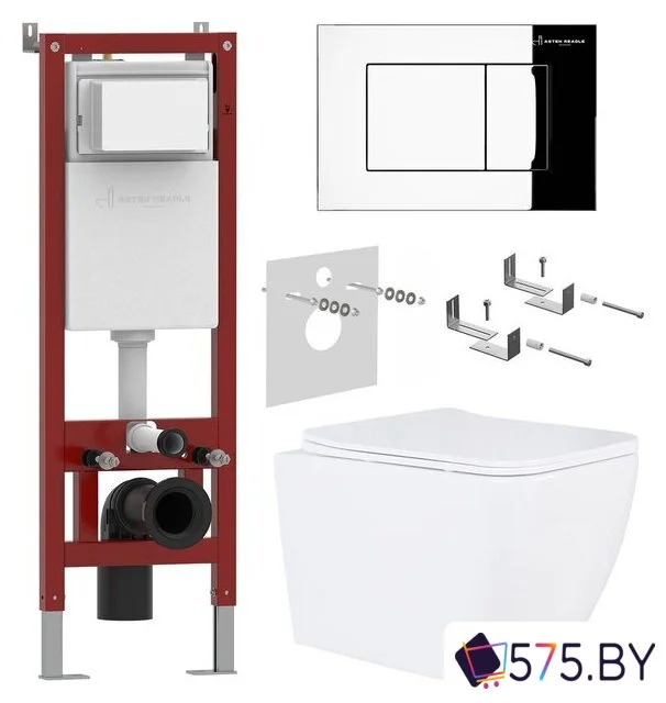 Унитаз подвесной Asten Readle Zentralmodul AR0601-135CH в магазине 575.by
