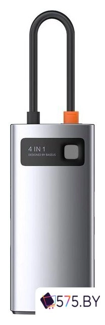 Док-станция Baseus Metal Gleam Series 4 in 1 Multifunctional Type-C CAHUB-CY0G в магазине 575.by