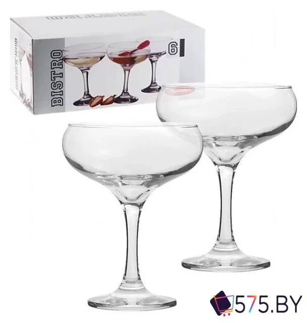 Набор бокалов для шампанского Pasabahce Бистро 44136/741050 (6 шт) в магазине 575.by