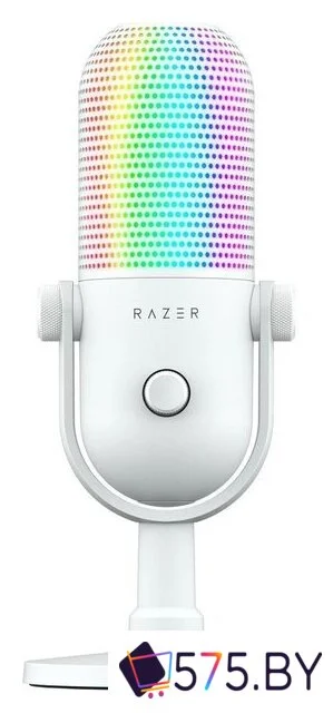 Проводной микрофон Razer Seiren V3 Chroma Mercury White в магазине 575.by