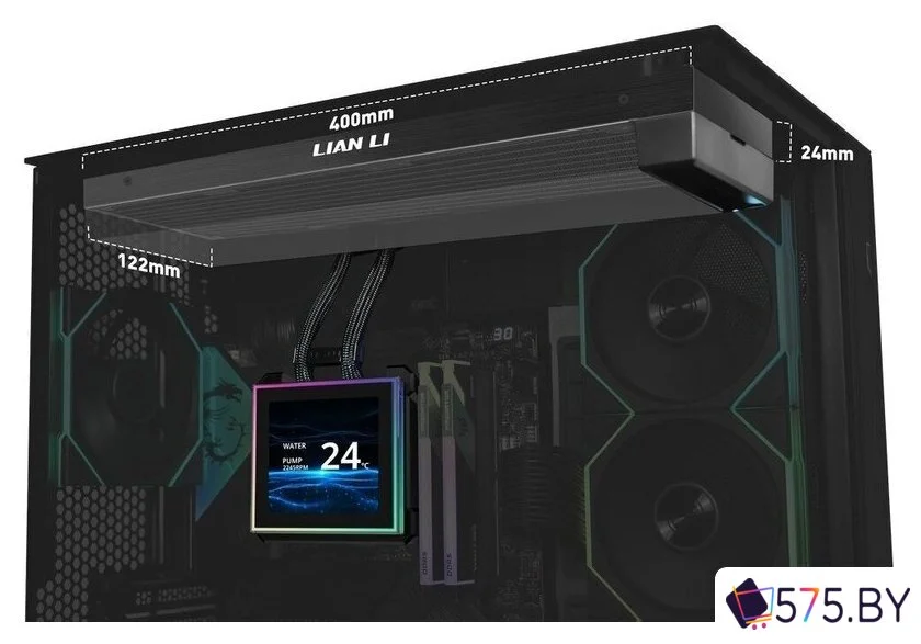 Радиатор системы жидкостного охлаждения Lian Li HydroShift II LCD-S 360N G89.GHS2LCDS36NB.R0 в магазине 575.by