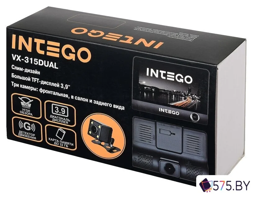 Видеорегистратор Intego VX-315DUAL в магазине 575.by