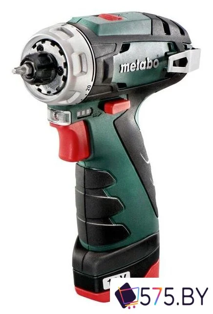 Дрель-шуруповерт Metabo PowerMaxx BS Basic 600984500 (с 2-мя АКБ, кейс) в магазине 575.by