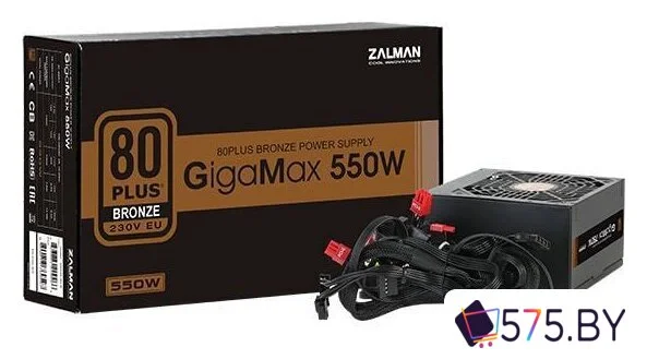 Блок питания Zalman GigaMax ZM550-GVII в магазине 575.by