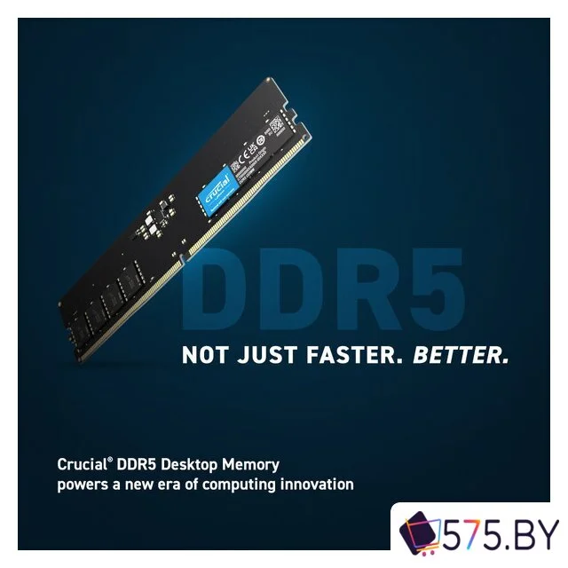 Оперативная память Crucial 16ГБ DDR5 4800 МГц CB16GU4800 в магазине 575.by